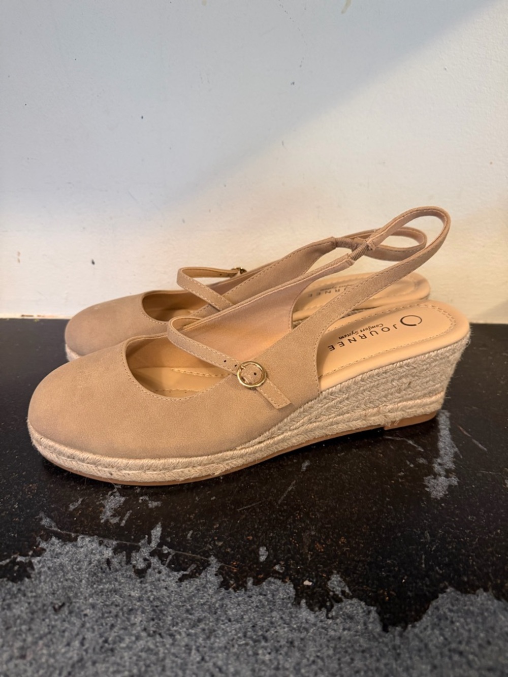 Journee Asmyna Espadrille Wedge Sandal